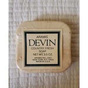 Vintage Aramis Devin Country Fresh Soap 3.5 Oz.